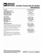 DataSheet AD8539 pdf
